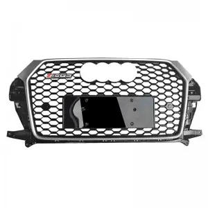 RSQ3 SQ3 ABS auto grille for Audi Q3 2016-2019 radiator honeycomb grills front bumper grill