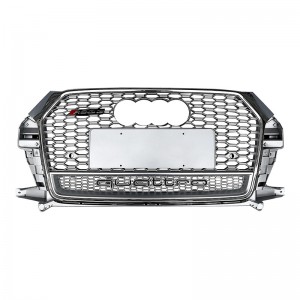 RSQ3 SQ3 ABS auto grille for Audi Q3 2016-2019 radiator honeycomb grills front bumper grill