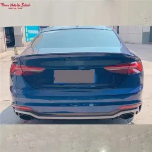 Audi RS5 B9 rear bumper with pipe for audi A5 S5 b9 2017-2019